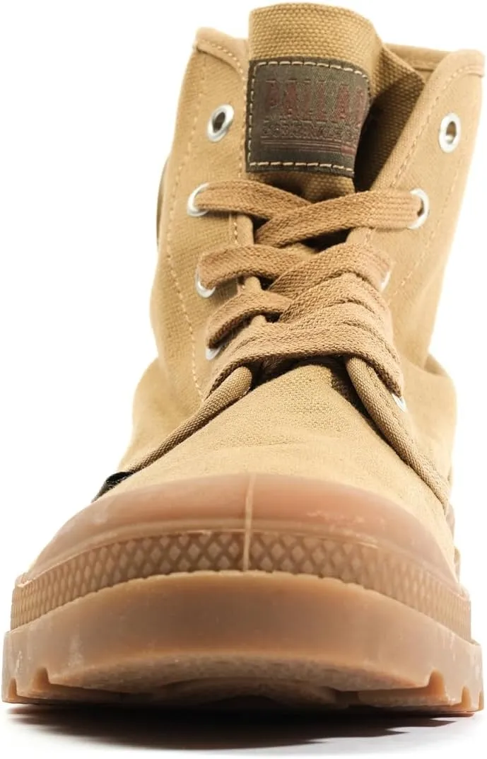 Palladium Men's Pampa Hi Boot, Vegan Canvas Lace Up Boot