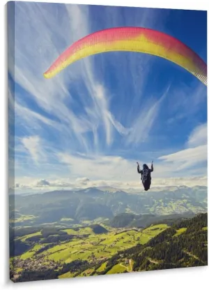 Paragliding Stylish Hanging Painting 11.8'' * 15.7" Wall Art Paintings for Home Office Decor 30 * 40cm