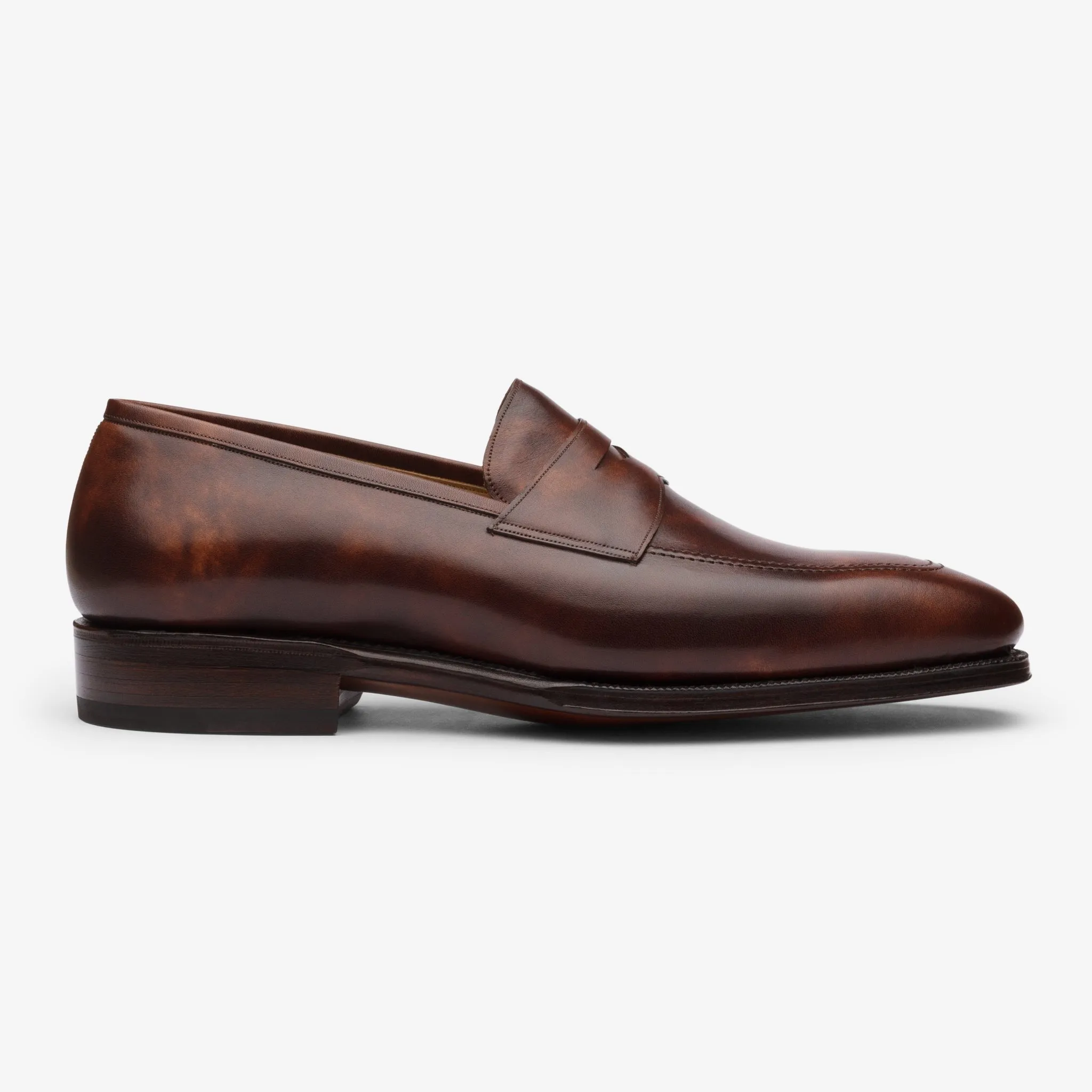 Penny Loafer - Brown Museum calf - Deer Last