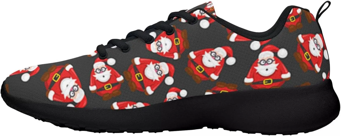 Pitovozu Christmas Decor Sneaker Men Athletic Shoes Running Shoes Comfortable Sports Walking Shoes