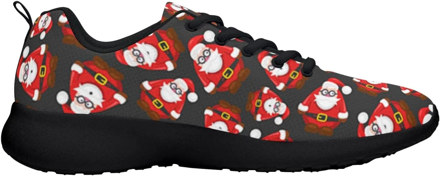 Pitovozu Christmas Decor Sneaker Men Athletic Shoes Running Shoes Comfortable Sports Walking Shoes