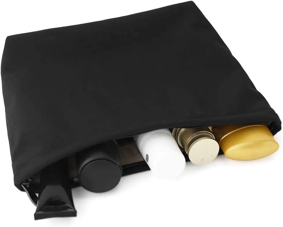 Premium Nylon Makeup Bag - Large Capacity Travel Cosmetic Pouch & Toiletry Organizer with Zipper, Ideal for Daily Use, Gifts, and On-the-Go Essentials