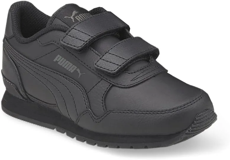 PUMA Kids Boys St Runner V3 Leather Slip On Sneakers Shoes Casual - White