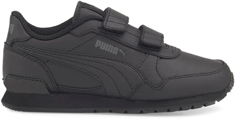 PUMA Kids Boys St Runner V3 Leather Slip On Sneakers Shoes Casual - White