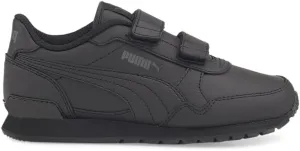 PUMA Kids Boys St Runner V3 Leather Slip On Sneakers Shoes Casual - White
