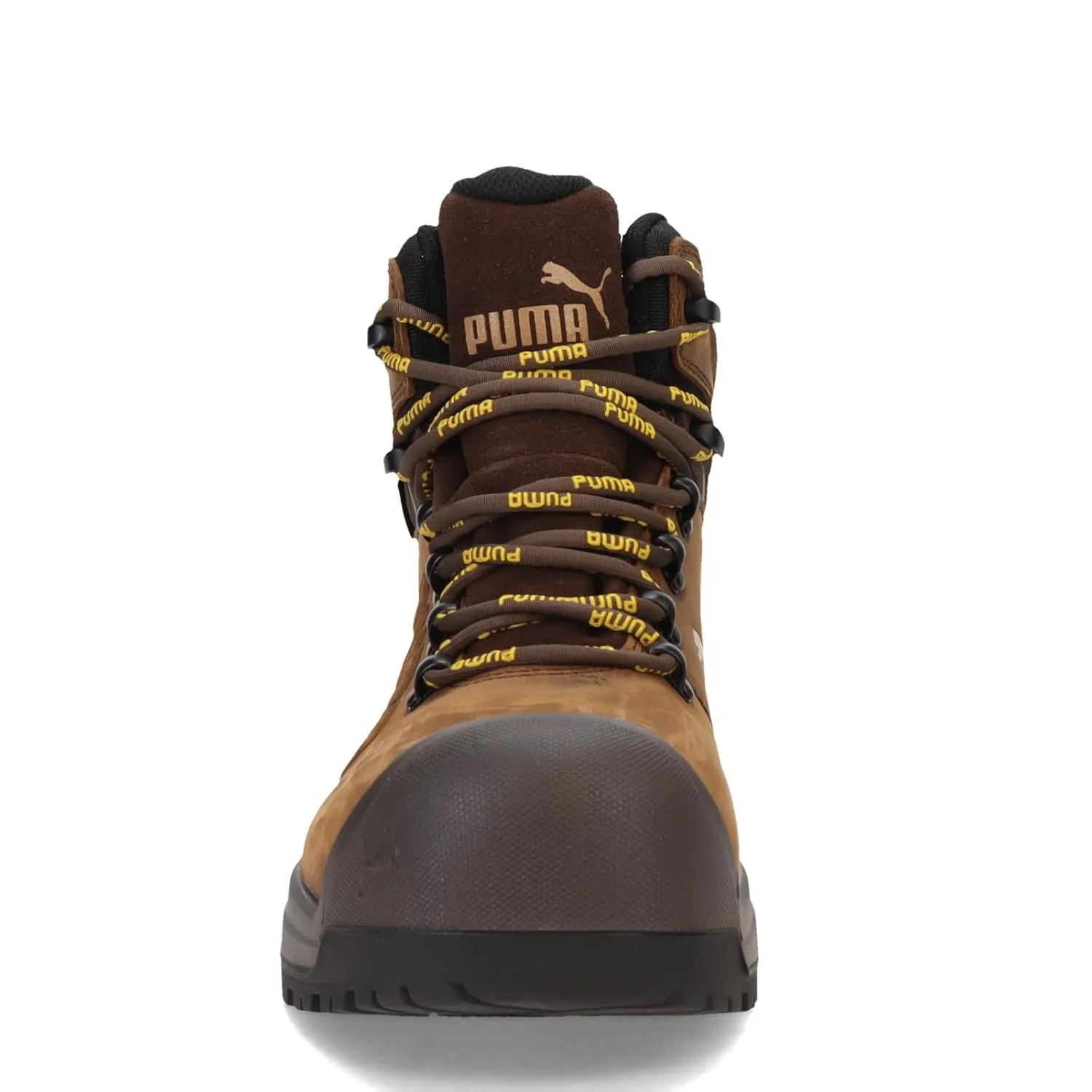 PUMA Men's Iron 6" Composite Toe Industrial Boot, Brown, 10.5
