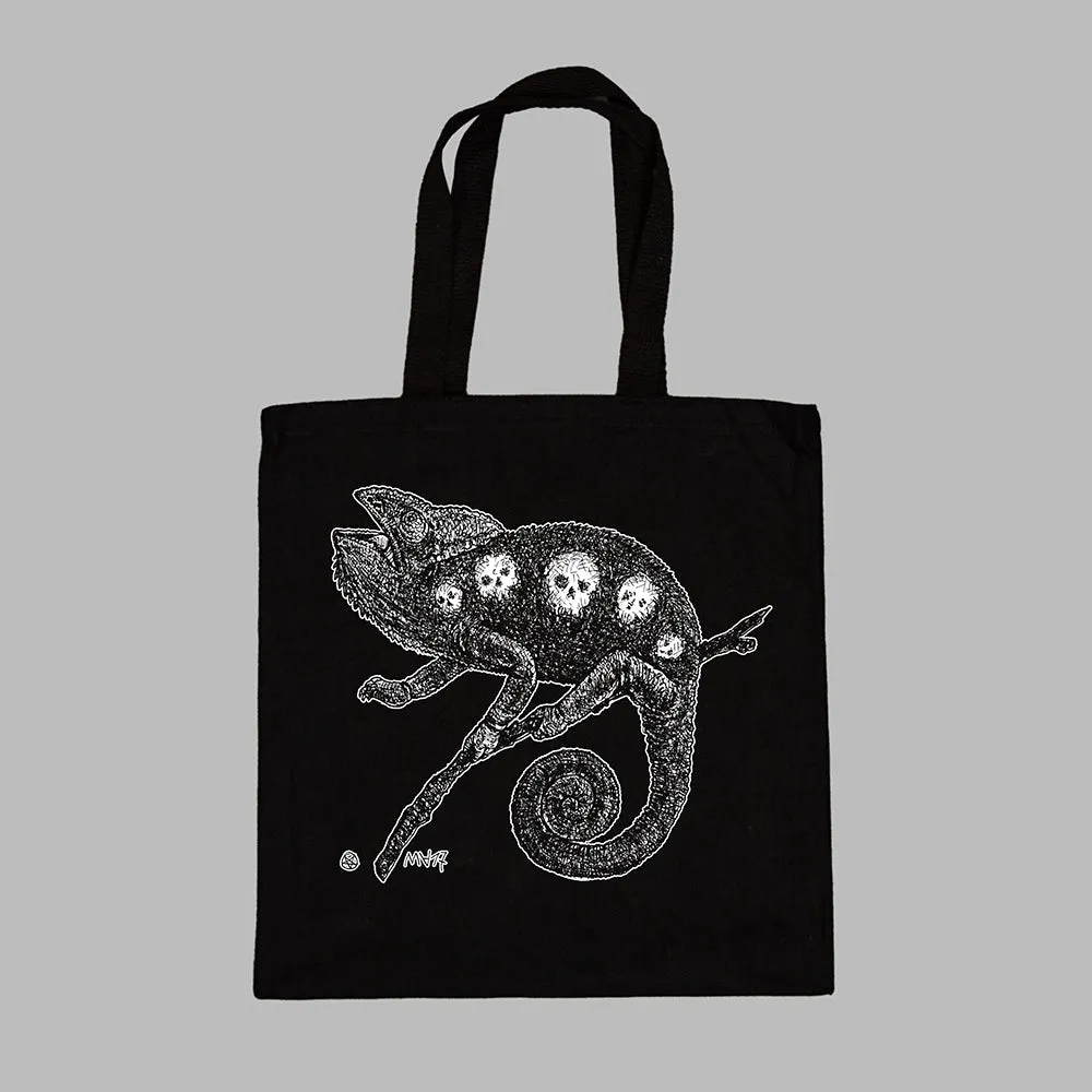 Punk Chameleon Tote Bag