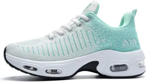 QAUPPE Womens Fashion Lightweight Air Sports Walking Sneakers Breathable Gym Jogging Running Tennis Shoes US 5.5-11 B(M)…