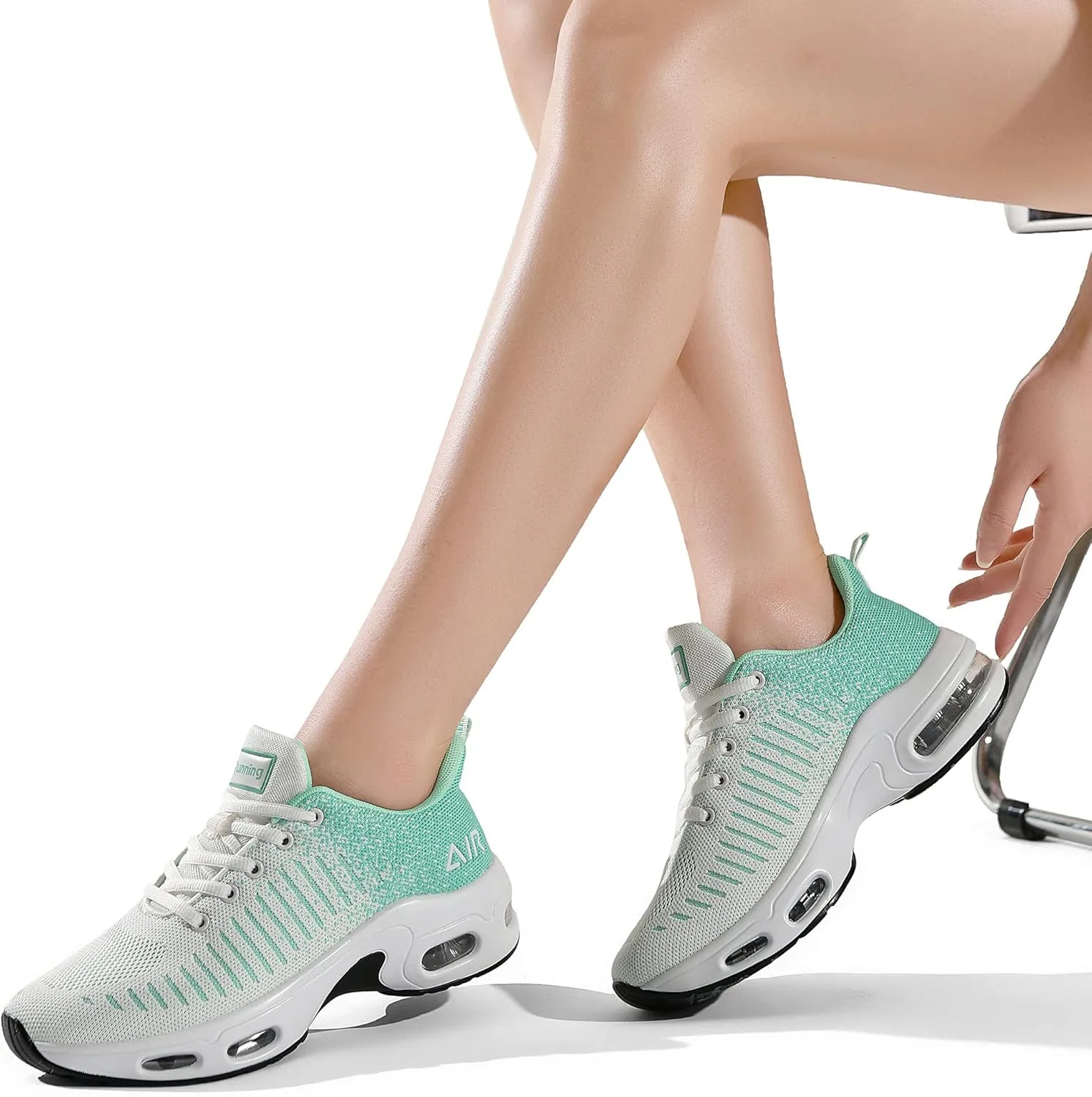 QAUPPE Womens Fashion Lightweight Air Sports Walking Sneakers Breathable Gym Jogging Running Tennis Shoes US 5.5-11 B(M)…