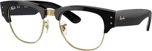 Ray-Ban RX316V Eyeglasses Bundle: RX 316V MEGA CLUBMASTER 2000 Mega Clubmaster Black On Arist and Universal Anti-slip Silicone Leash