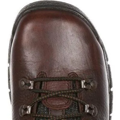 Rocky Men's Mobilite 8" Steel Toe Waterproof Oil Resist Work Boot -Brown- FQ0006115