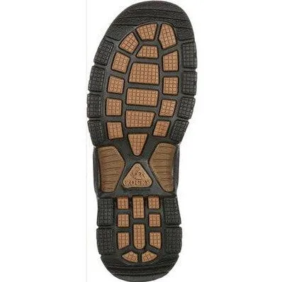 Rocky Men's Mobilite 8" Steel Toe Waterproof Oil Resist Work Boot -Brown- FQ0006115