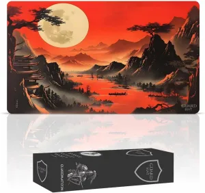 Scarlet Lake (Stitched) - MTG Playmat - Compatible with Magic The Gathering Playmat - Play MTG, YuGiOh, LOTR, TCG - Original Art & Accessories