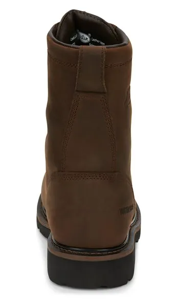 SE961 - Justin Men's Drywall Steel Toe Work Boot - Brown