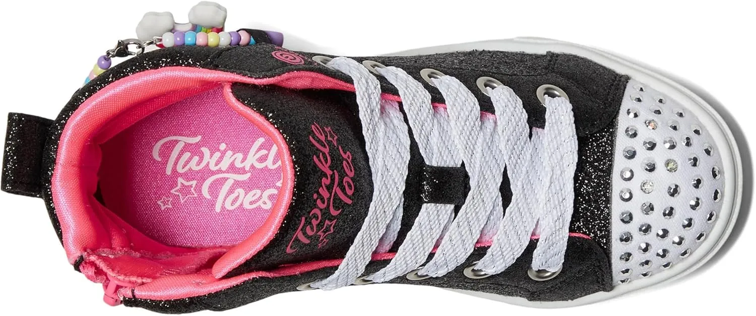 Skechers Girls' Twinkle Sparks-Charm Bestie Sneaker