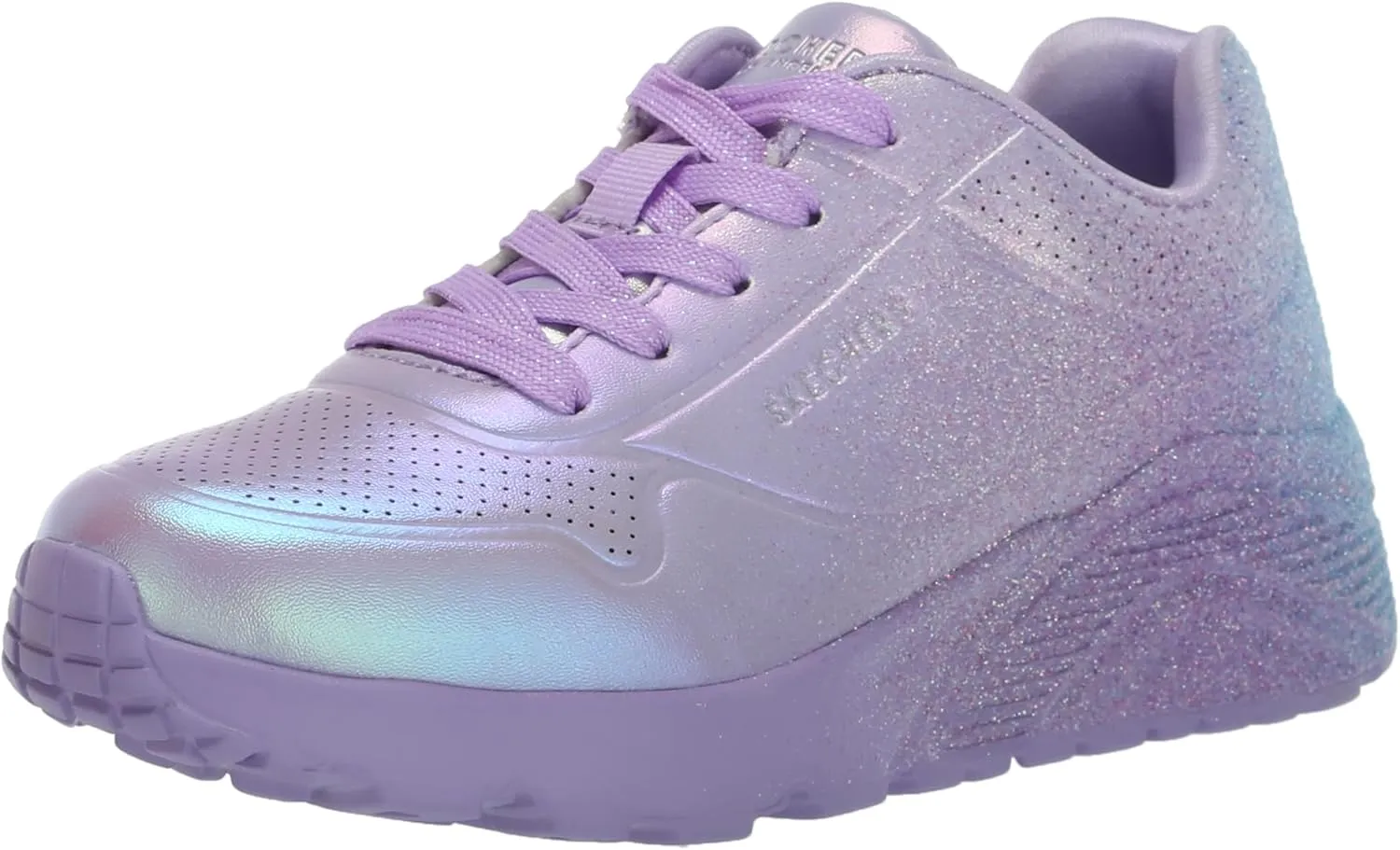 Skechers Girl's Uno Lite-Metallic Shimmers Sneaker