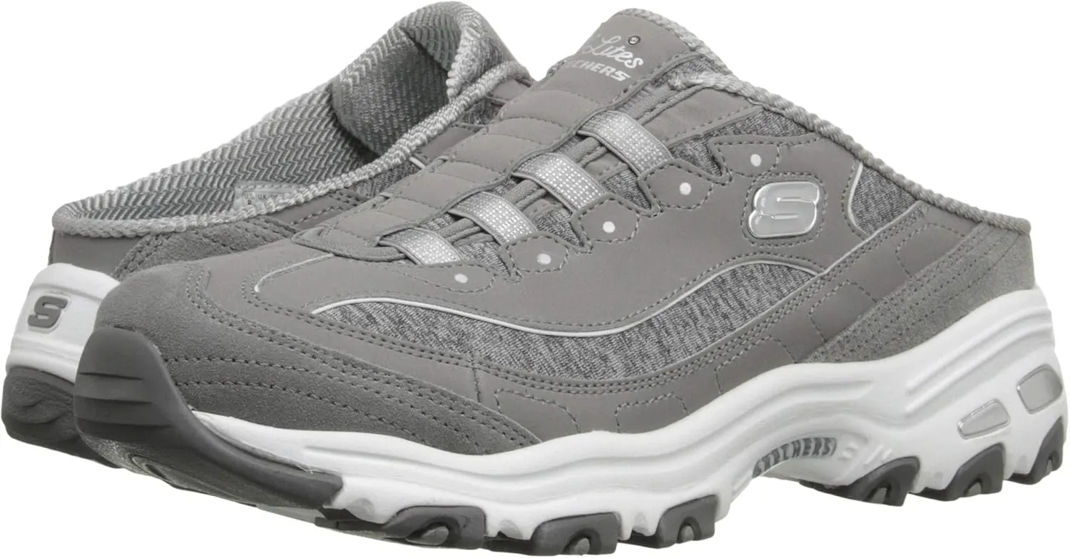 Skechers Sport Women's Resilient Fashion Sneaker, Gray/White, 9.5 M US