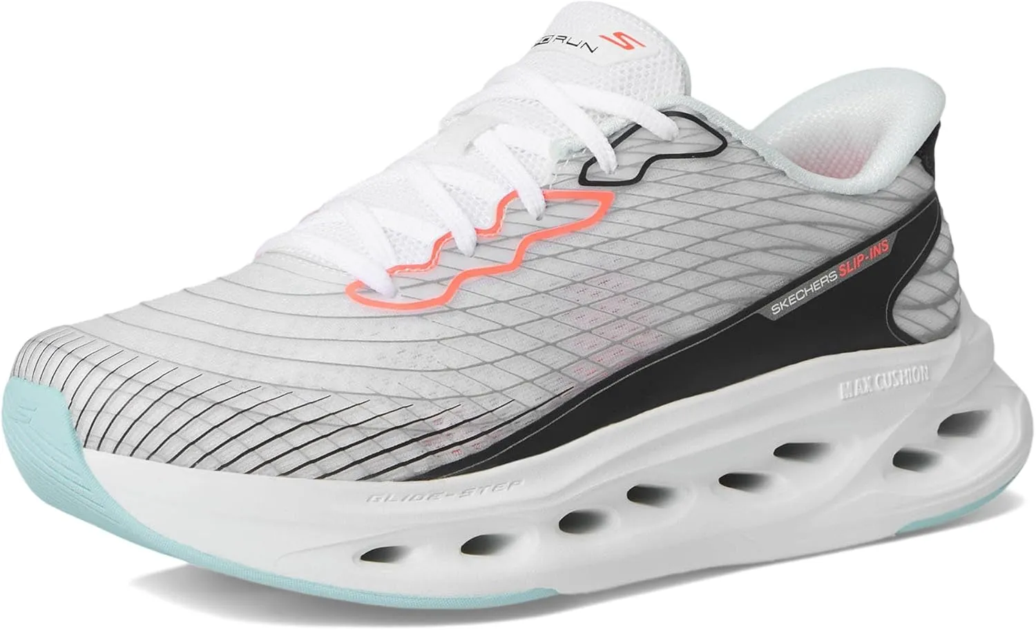 Skechers Women's Max Cushioning Glide Step Sapphire Hands Free Slip-ins Sneaker
