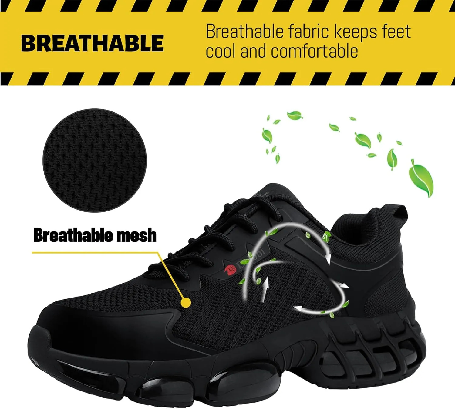 Slip On Steel Toe Shoes for Men Work Safety Sneakers Comfortable Indestructible Industrial Construction Footwear