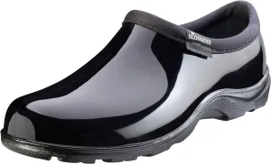 Sloggers Original Waterproof Rain and Garden Shoe for Women– Outdoor Slip-On Garden Clog - Made in The USA with Premium Comfort Insole and Arch Support - Classic Black, Size 9