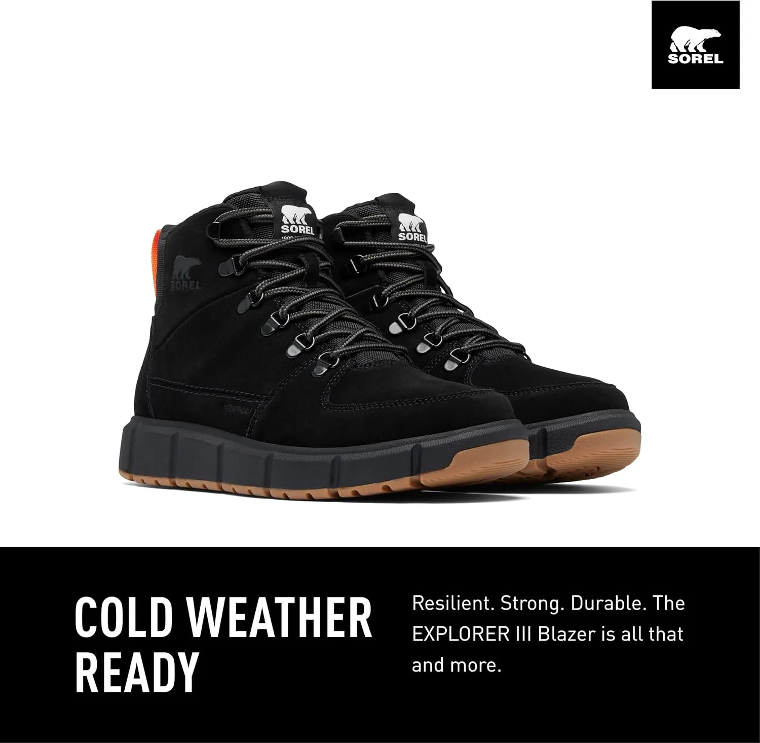 SOREL Men's Explorer lll Blazer Waterproof Boot