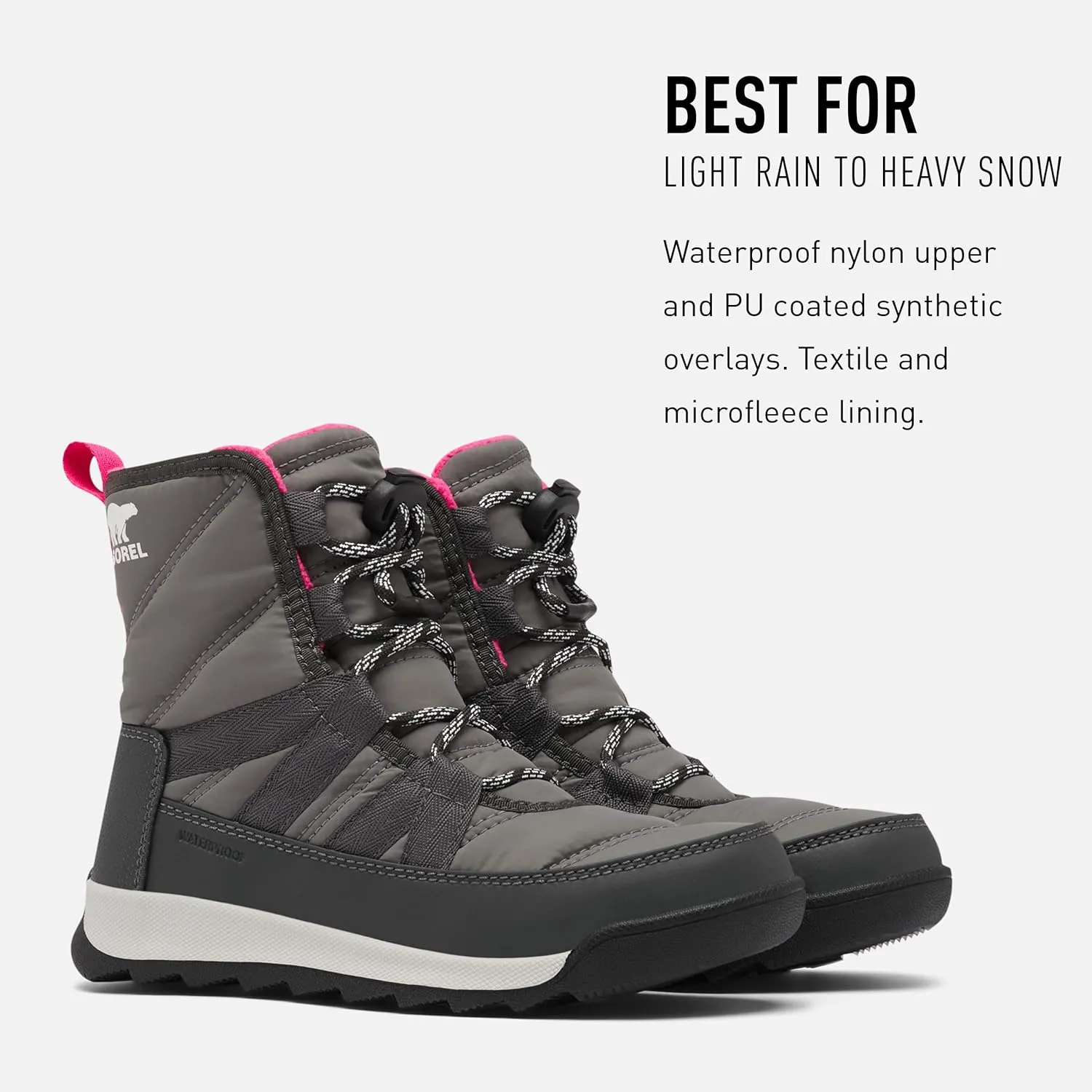 Sorel Unisex-Kids Whitney II Short Lace Boot