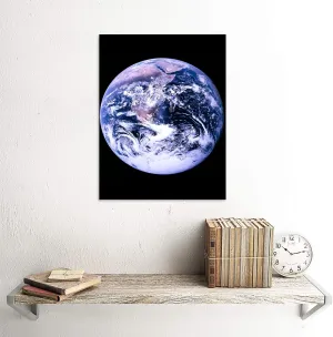Space NASA Earth Apollo 17 Blue Marble Photograph Art Print Canvas Premium Wall Decor Poster Mural