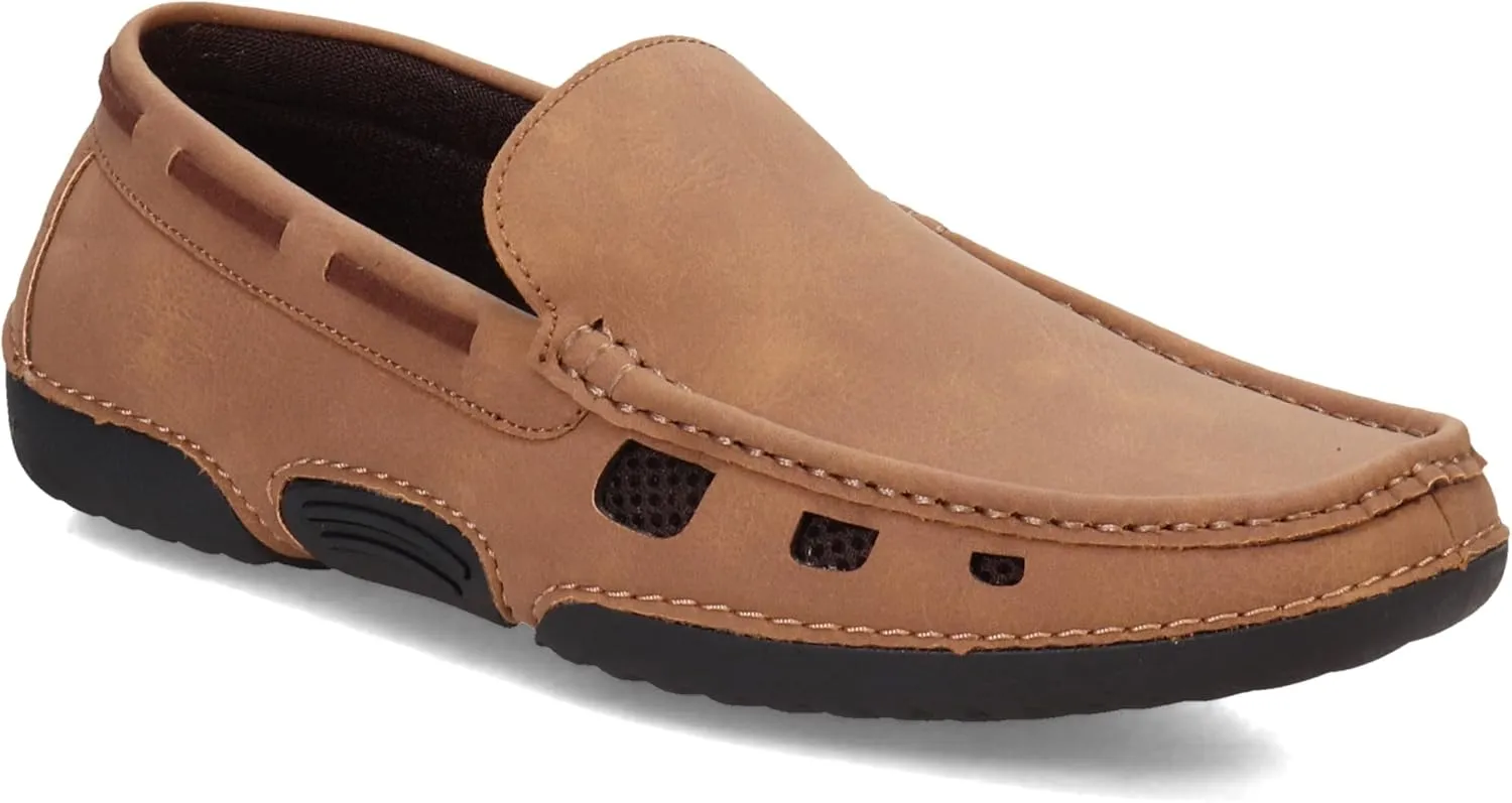STACY ADAMS Men's Delray Moc Toe Slip on Driving Style Loafer