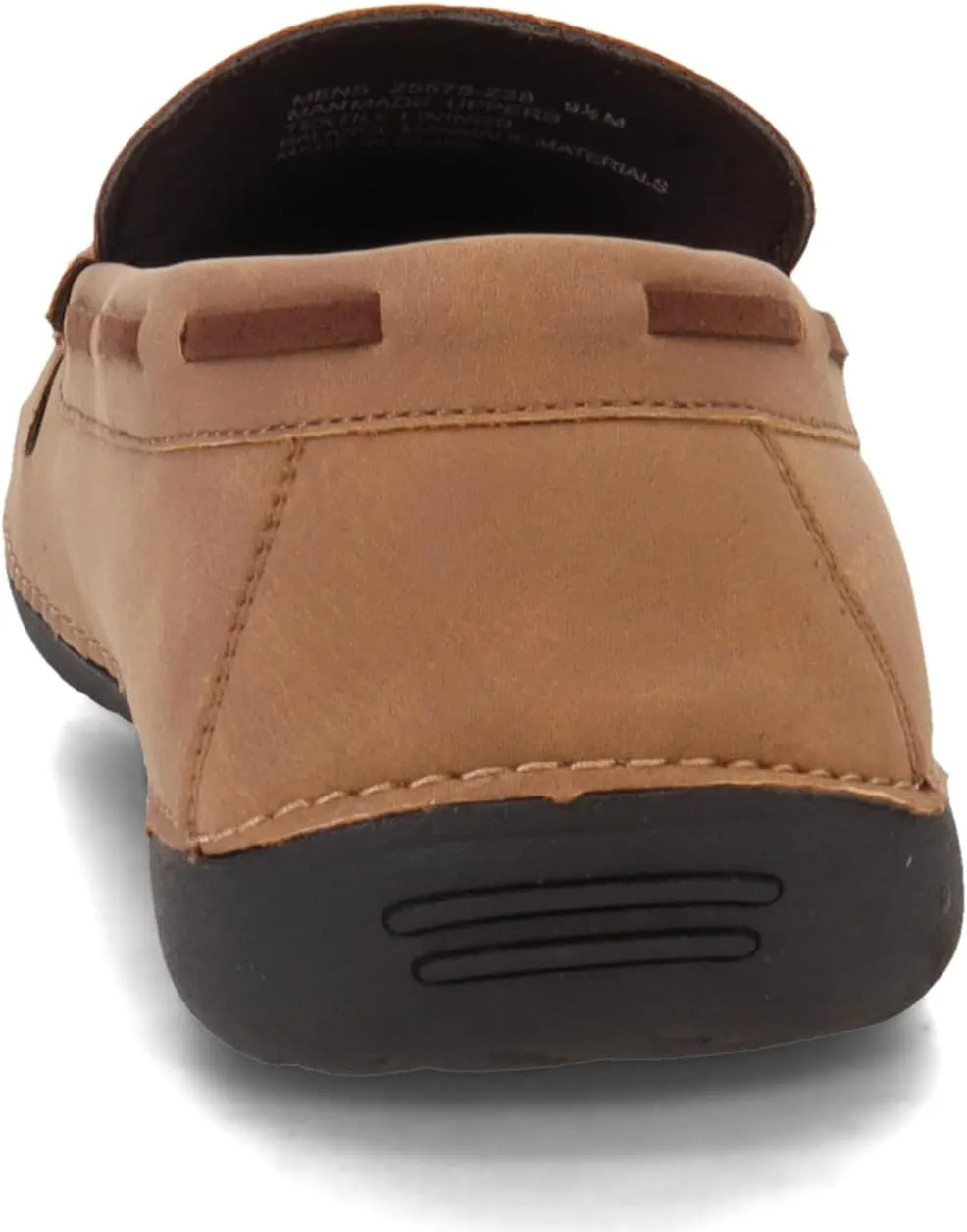 STACY ADAMS Men's Delray Moc Toe Slip on Driving Style Loafer