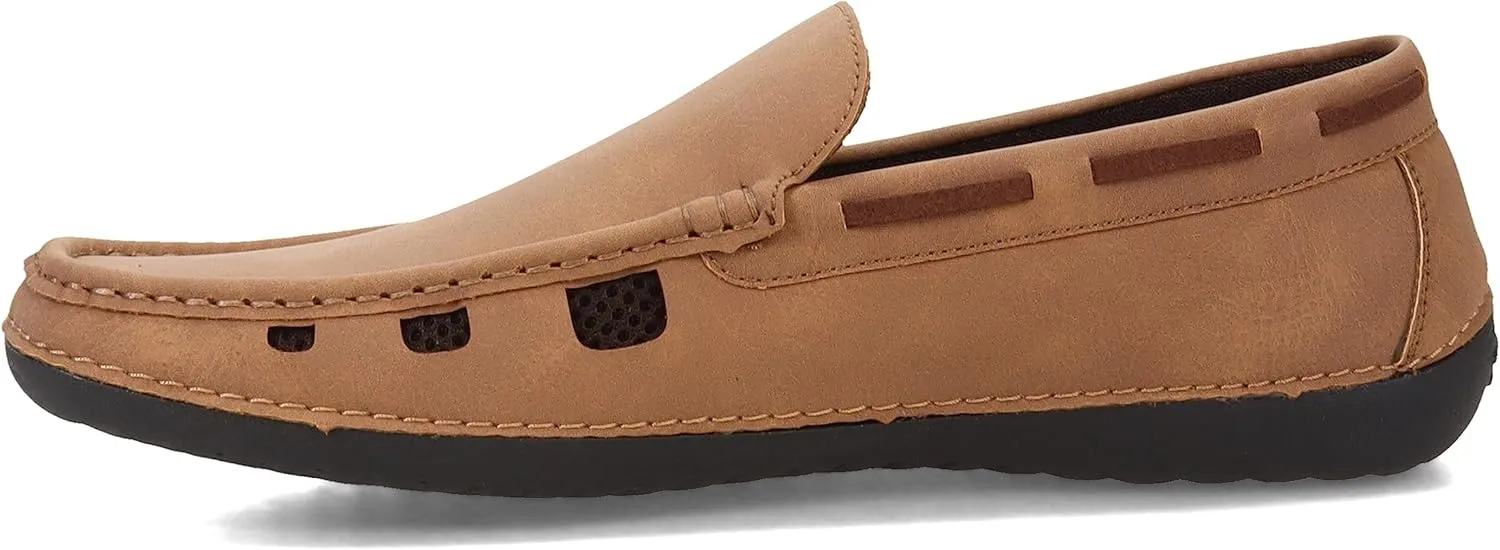 STACY ADAMS Men's Delray Moc Toe Slip on Driving Style Loafer