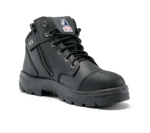 STEEL BLUE 312658 PARKES ZIP SCUFF CAP - BLACK