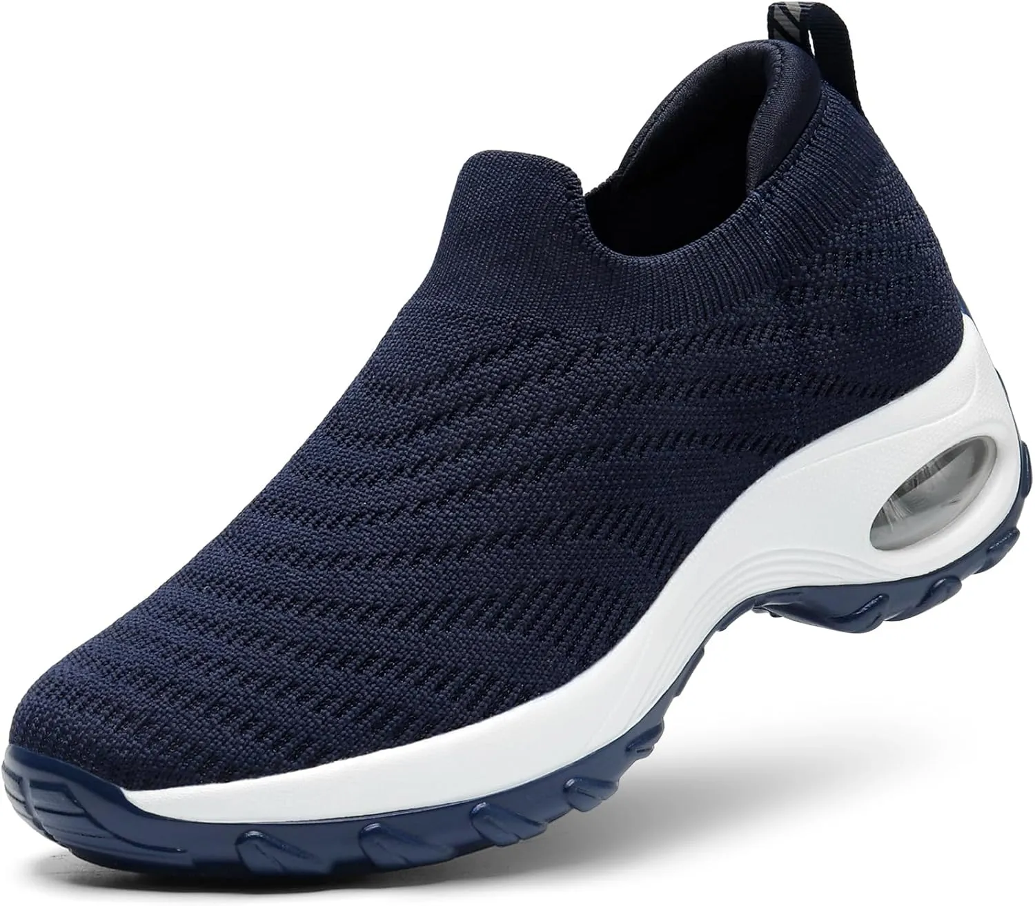 STQ Walking Shoes for Women Slip On Shoes with Arch Support Lightweight Air Cushioned Sock Sneakers