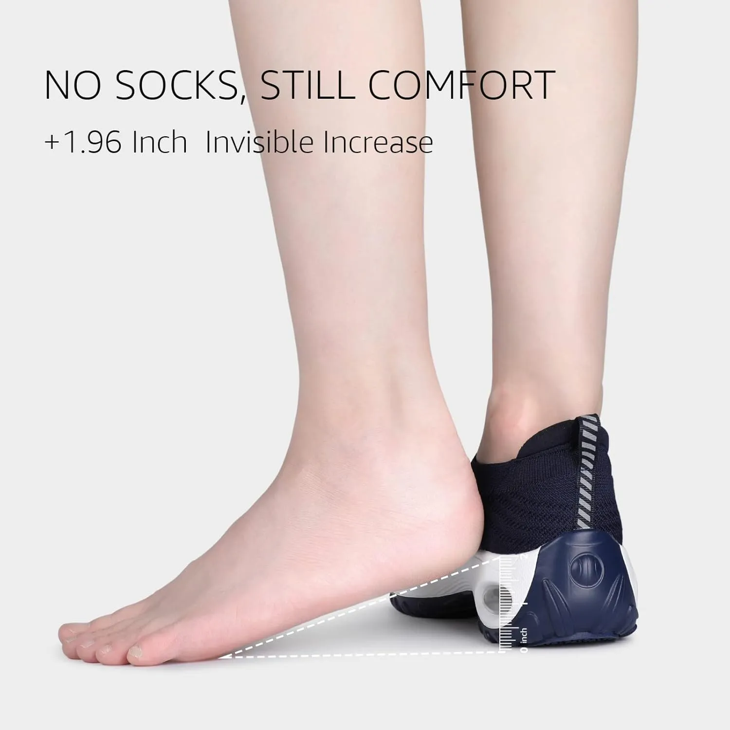 STQ Walking Shoes for Women Slip On Shoes with Arch Support Lightweight Air Cushioned Sock Sneakers