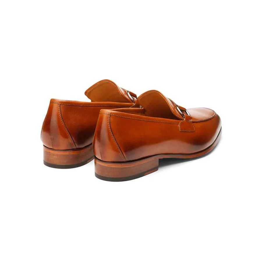 Tan Buckle Loafer