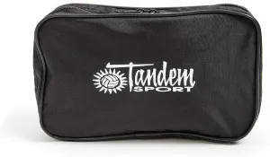 Tandem Sport Amenity Kit Bag - Professional Volleyball Referee Bag - Ref Kit with Compartments for Whistle, Net Setter, Pocket Pump, Pressure Gauge, and Penalty Cards - Black, Bag Only