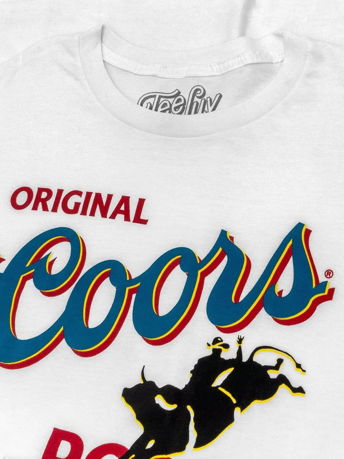 Tee Luv Men's Coors Original Rodeo Beer Shirt