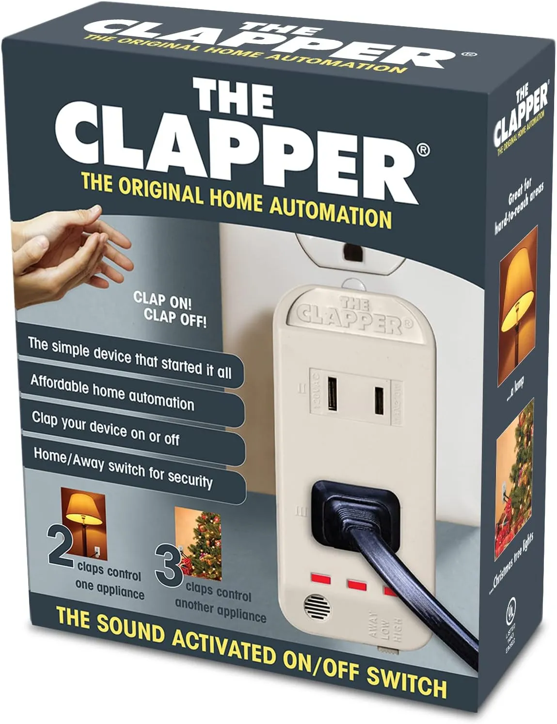 The Original Home Automation Sound Activated Device, On/Off Light Switch, Clap Detection, As Seen On TV