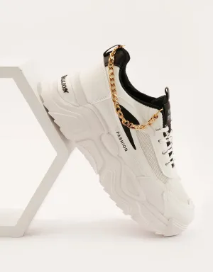 Tiffany Chain Chunky Sneakers