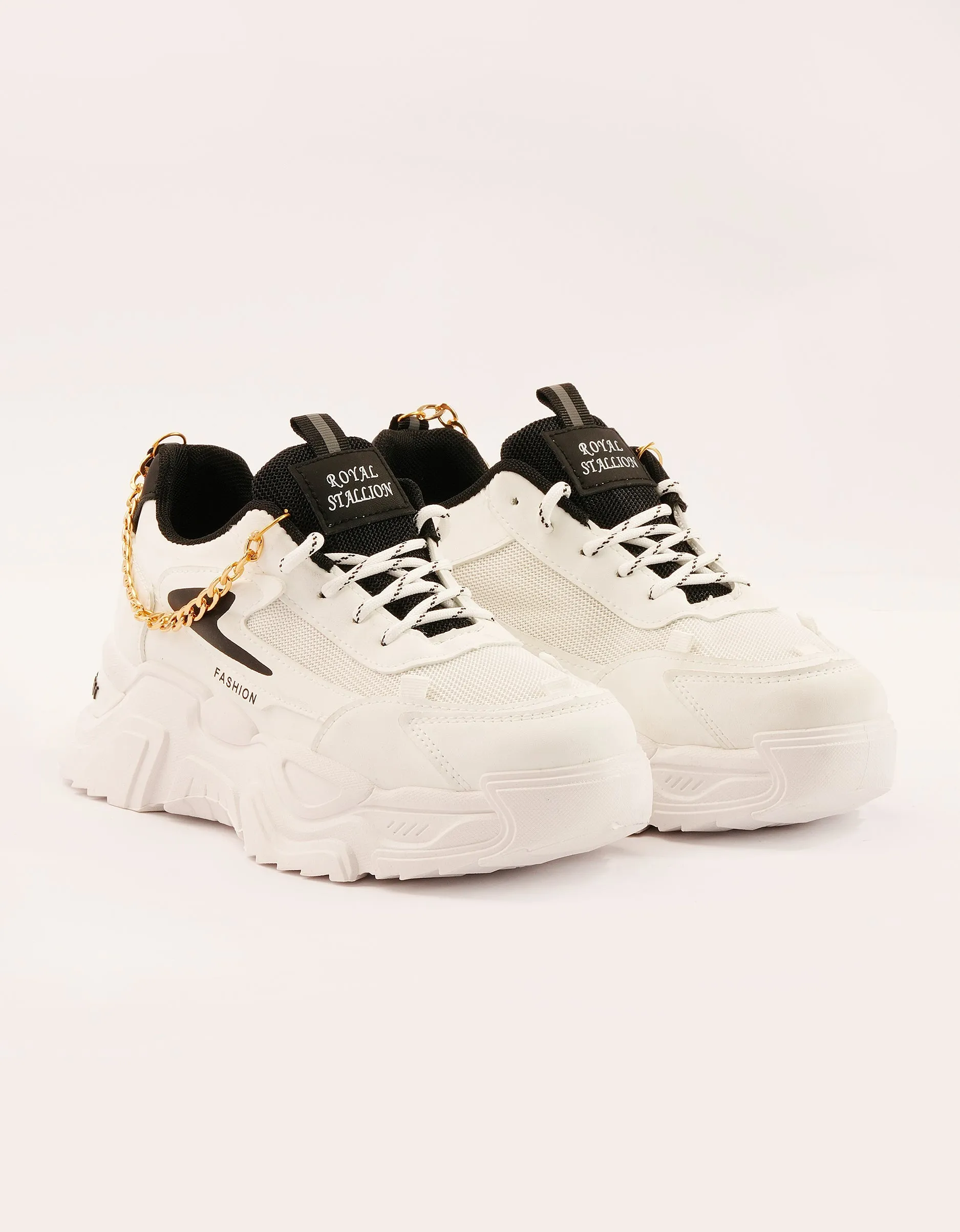Tiffany Chain Chunky Sneakers