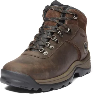 Timberland Men's Flume Mid Waterproof Hiking Boot, Dark Brown, 7.5 Wide
