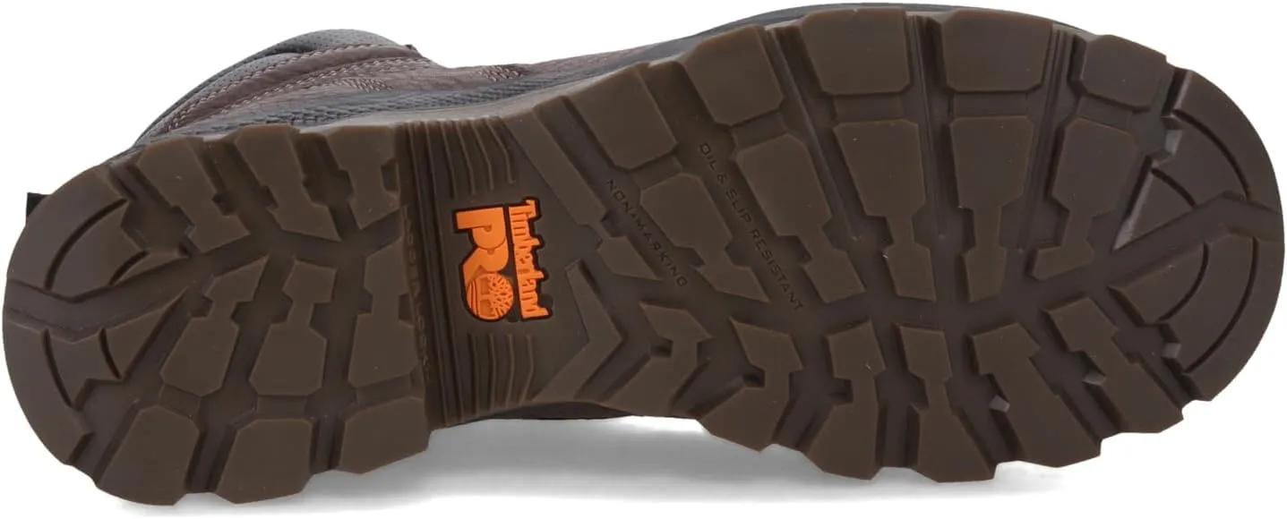 Timberland PRO Unisex-Adult Titev6ctwp P Men's Titan EV 6" Composite Safety Toe Internal Metguard Industrial Work Boot, Brown, 9