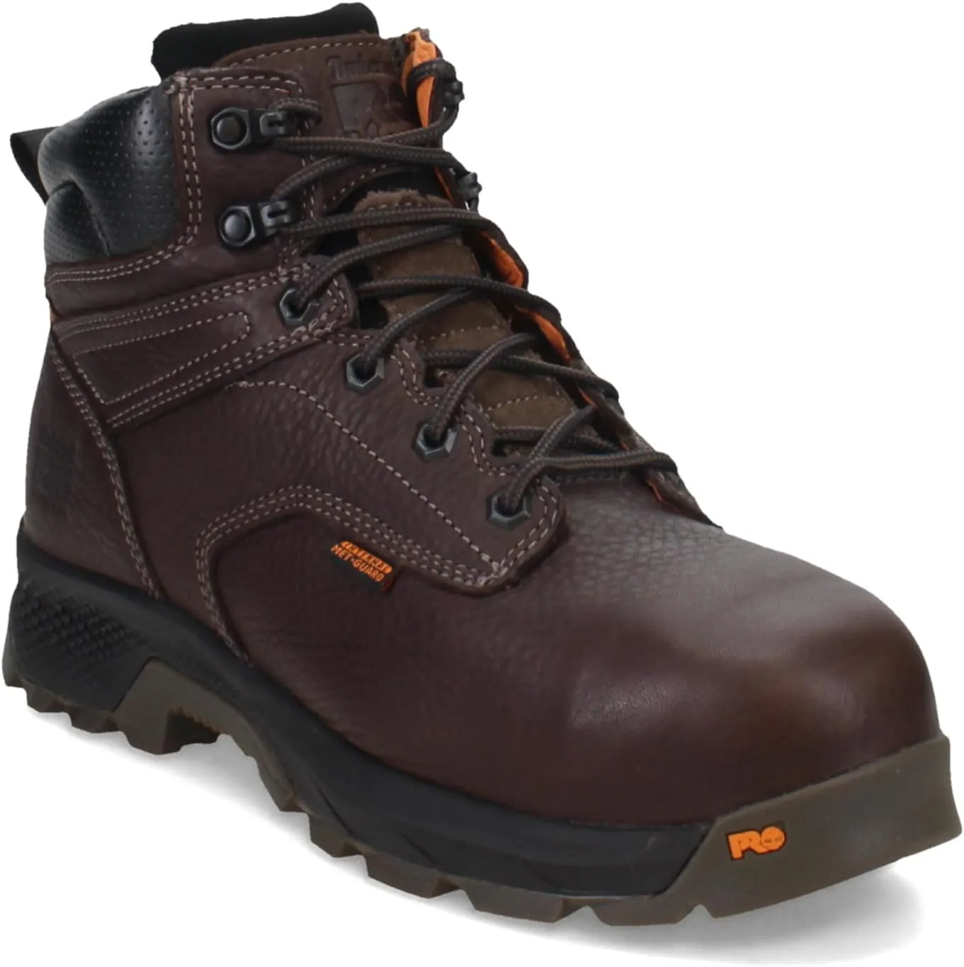 Timberland PRO Unisex-Adult Titev6ctwp P Men's Titan EV 6" Composite Safety Toe Internal Metguard Industrial Work Boot, Brown, 9