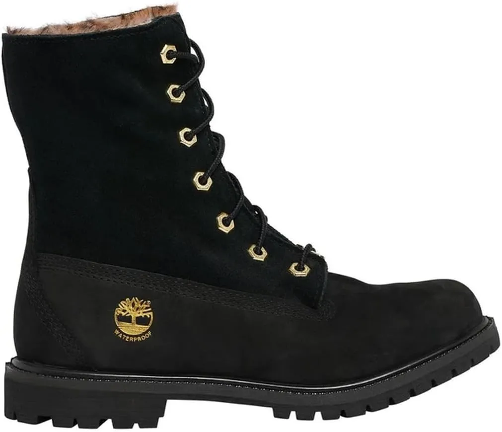 Timberland Women's Teddy Fleece Fold Down WP Ankle Boot