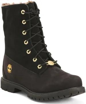 Timberland Women's Teddy Fleece Fold Down WP Ankle Boot