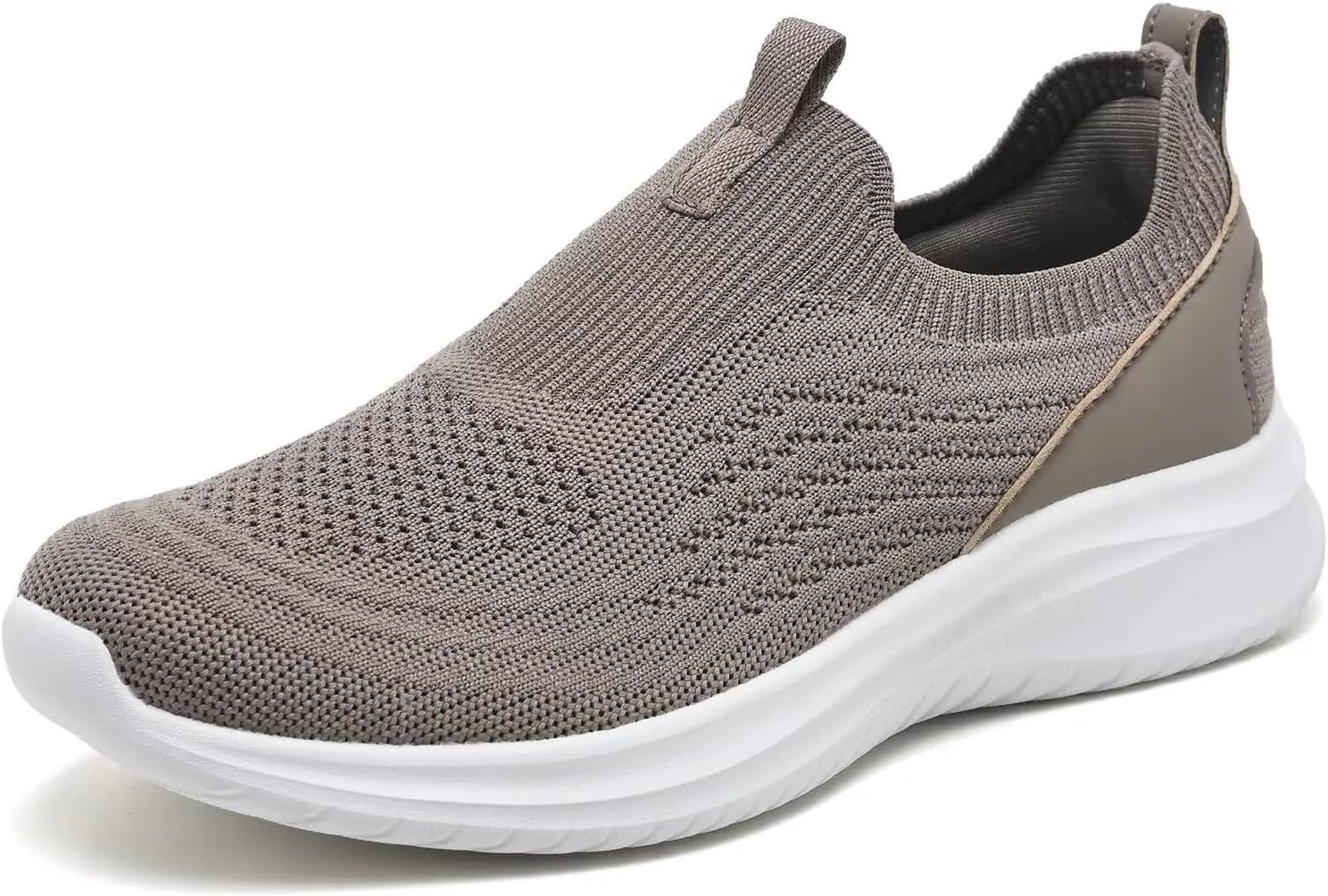 TIOSEBON Women's Walking Tennis Shoes Knit Comfortable Slip on Breathable Mesh Lightweight Sneaker