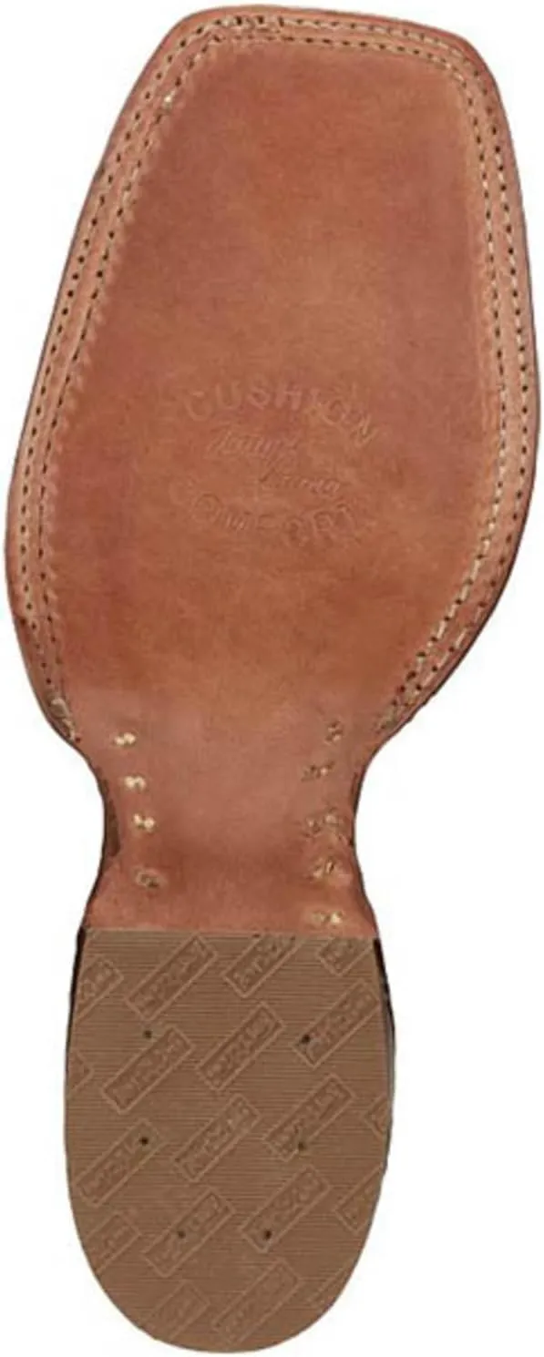 Tony Lama Men's Hayden Exotic Full Quill Ostrich Western Boot Broad Square Toe - Ep8270
