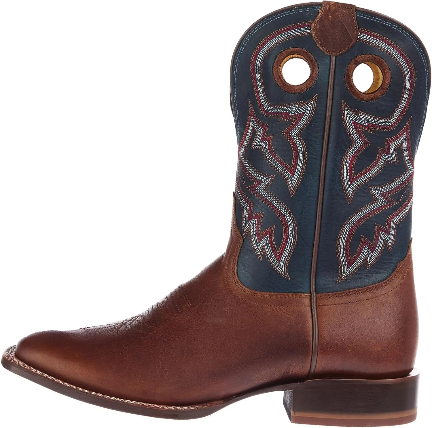Tony Lama Men`s Lars Brown Cowhide Vamp 11In Blue Cowhide Top Boot