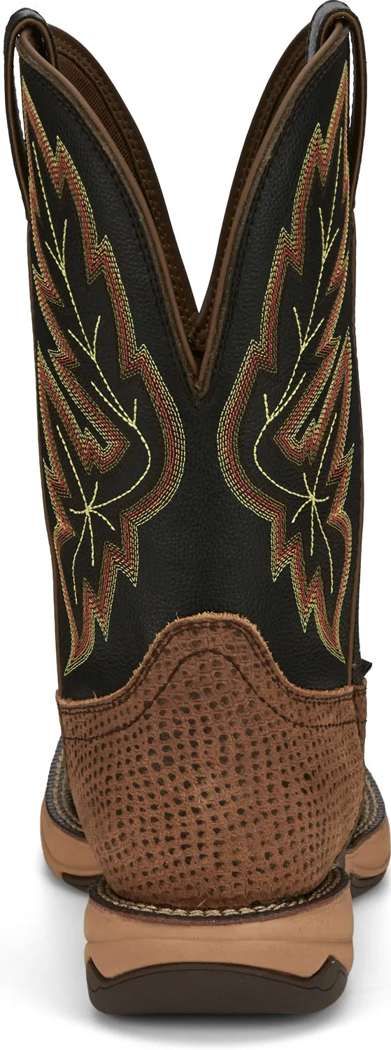 Tony Lama® Men's Water Buffalo Wide Square Steel Toe Western Work Boot