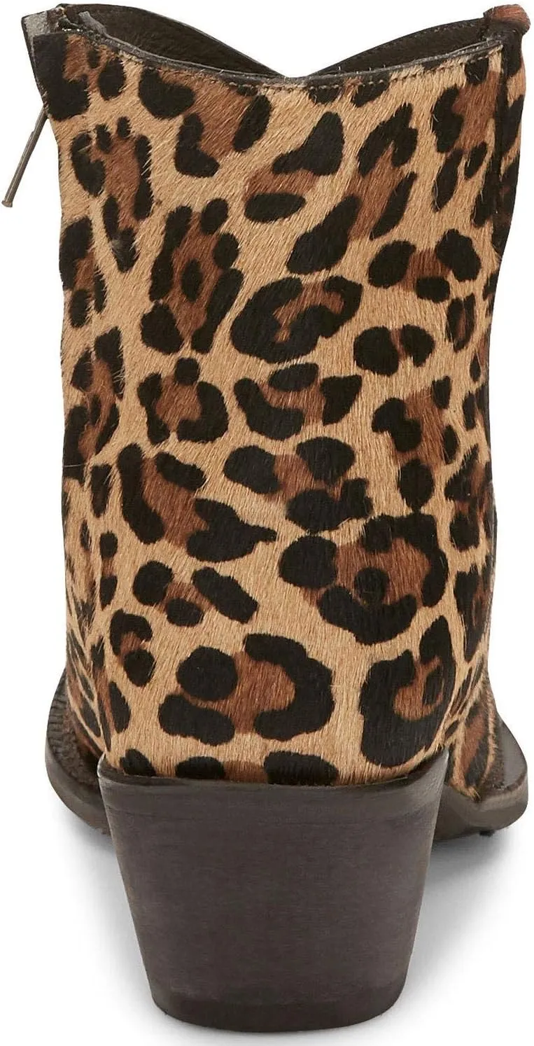 Tony Lama Women's Anahi Wildcat Fashion Booties Snip Toe - Vf6044