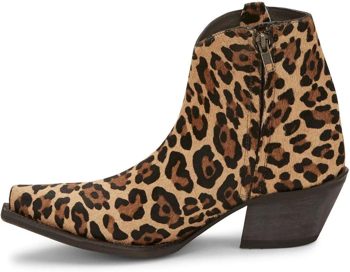 Tony Lama Women's Anahi Wildcat Fashion Booties Snip Toe - Vf6044